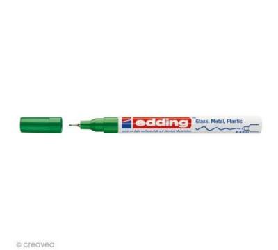 EDDING Marqueur peinture multisurfaces  780 - Vert - Pointe 0,8 mm