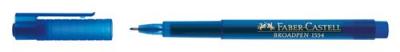 FABER CASTELL FABER-CASTELL Stylo feutre BROADPEN 1554, bleu - Lot de 12
