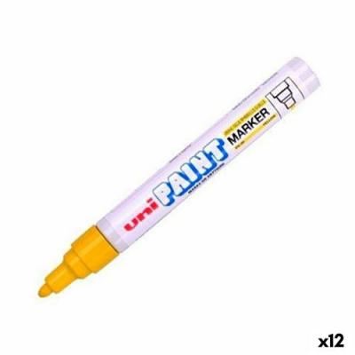  Marqueur permanent Uni-Ball PX-20 Jaune 2,8 mm (12 Unit&eacute;s)