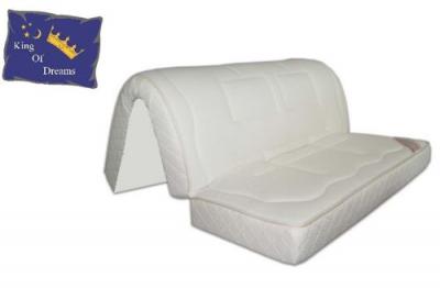 KING OF DREAMS Matelas BZ 160x200 Latex Naturel et Mousse Poli Lattex Ind&eacute;formable - Hauteur 15 cm Equilibr&eacute;