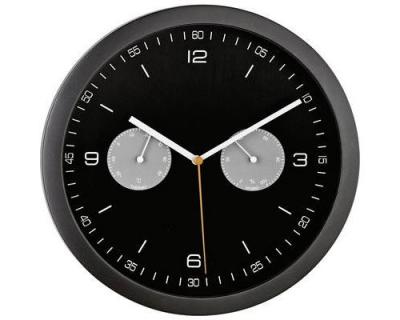 Mebus 52825 radiopilot&eacute;(e) Horloge murale 260 mm x 42 mm noir