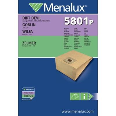 MENALUX  5801 P 5 sacs d'aspirateur