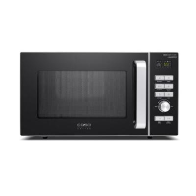 CASO Micro-Onde Combine Case MI 30 3336 30L 1000W D&eacute;cong&eacute;lation Acier Inoxydable Verre Plastique Noir 