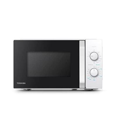 TOSHIBA Micro-ondes + Gril MW2-MG20P(WH) 20L 1000W M&eacute;tal Plastique Blanc 