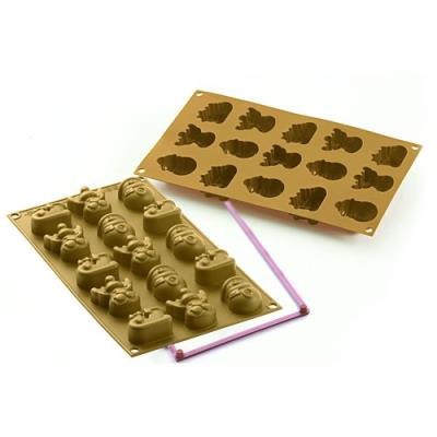 SILIKOMART Moule 15 g&acirc;teaux no&euml;l  26.166.63.0068