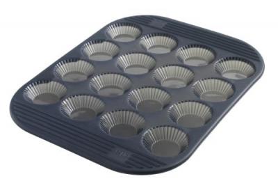 MASTRAD  Moule silicone 16 mini tartelettes cannel&eacute;es F43014