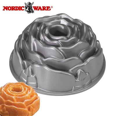 NORDICWARE Moule rose, anti-adh&eacute;sif, fonte d'aluminium