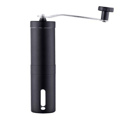  Moulin &agrave; caf&eacute; manuel en acier inoxydable portable -noir 