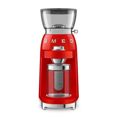 SMEG Moulin &agrave; caf&eacute; 240g 150w rouge - CGF03RDEU - Ann&eacute;es 50 - 