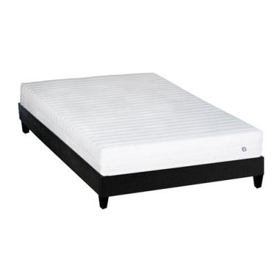  Ensemble egio 140x200 cm matelas latex like + sommier bois ferme