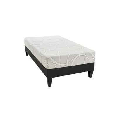  Ensemble matelas et sommier Eupraxie - Blanc - 90 x 200 cm