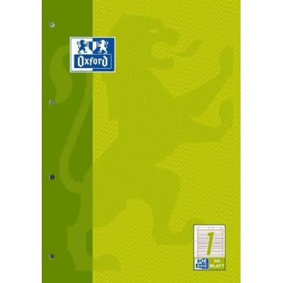 OXFORD  bloc pour travail, a4, 50 feuilles, lin&eacute;ature 2 100050341