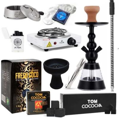  Pack Chicha X-Star 999 + Kaloud Lotus + Alu + Foyer Silicone Vortex + Allume Plaque + Charbon Coco + Briquet Narguil&eacute;
