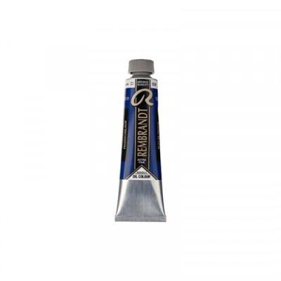  Peinture &agrave; l'huile extra-fine en tube bleu de prusse 40ml - Rembrandt