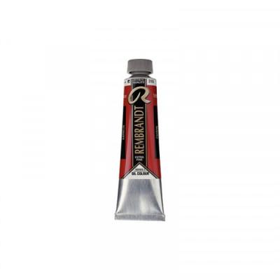  Peinture &agrave; l'huile extra-fine en tube carmin 40ml - Rembrandt