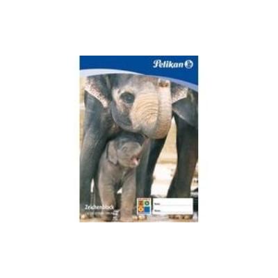 PELIKAN  Bloc de Dessin C 4/10, A4, 100 g/m2, 10 Feuilles