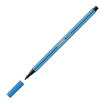 STABILO  Feutre de Dessin PEN 68 PointeMoyenne 1 mm Bleu fonc&eacute;