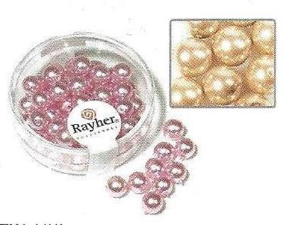 PRACHT Perles Verre Renaissance 6 Mm - Rose 