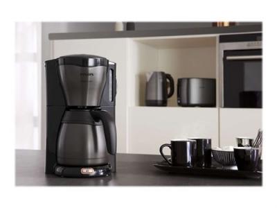 PHILIPS  Caf&eacute; Gaia HD7547 - Cafeti&egrave;re - 12 tasses - titane