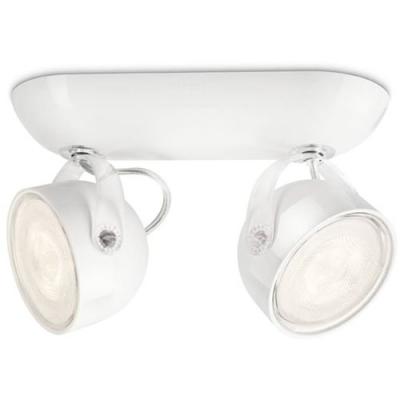 PHILIPS Barre double spots led orientables longueur 20.3cm dyna