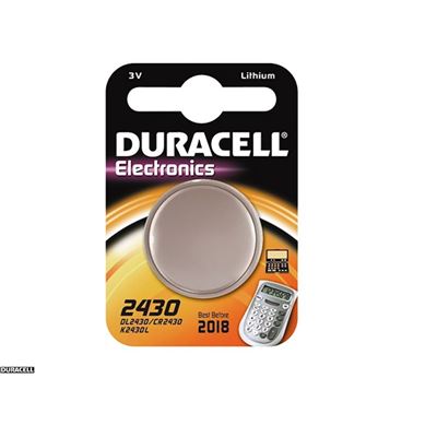 DURACELL  pile plate (cr2430) 3v lithium 5000394030404