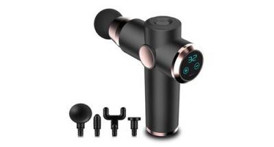 GENERIQUE Pistolet de massage noir 32 vitesses musculaire &eacute;lectrique vibration th&eacute;rapie relaxation choc vibrations muscles profonds 
