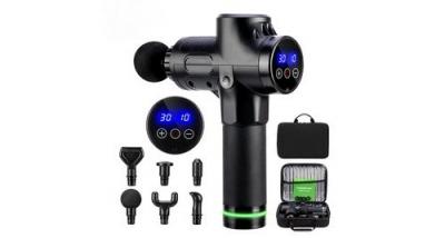 GENERIQUE Pistolet de massage noir pour gestion de la douleur musculaire relaxation du corps amincissement modelage soulagement 