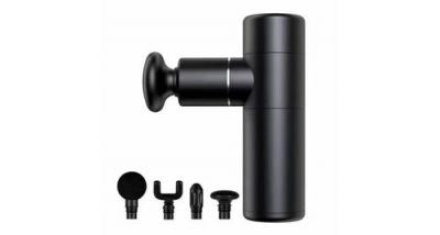 GENERIQUE Pistolet de massage usb noir pour th&eacute;rapie soulagement des muscles et de la douleur corporelle 