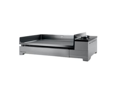 FORGE ADOUR  - Plancha &eacute;lectrique Premium 60 inox avec housse Gris