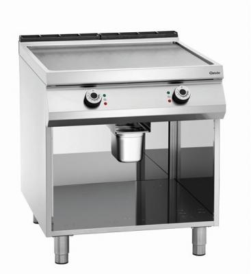 BARTSCHER Plancha Electrique Lisse S&eacute;rie 900 Master Soubassement Ouvert