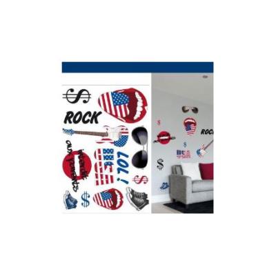 NEW YORK USA Planche de stickers muraux Etats Unis