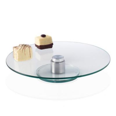 LEONARDO Plat &agrave; tarte en verre transparent 33cm turn