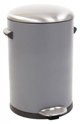 EKO Poubelle &Agrave; P&eacute;dale Belle Deluxe 12 L Grise - 