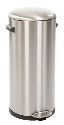 EKO  Poubelle &agrave; p&eacute;dale BelleDeluxe 30 L Argent&eacute; mat