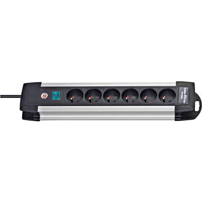 BRENNENSTUHL  Premium Alu-Line Bloc Multiprise 3m avec Interrupteur