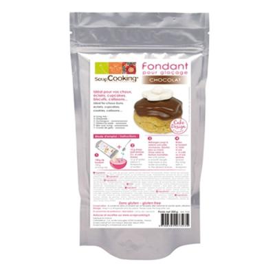 SCRAPCOOKING  Pr&eacute;paration Fondant Chocolat 200 g - Lot de 3