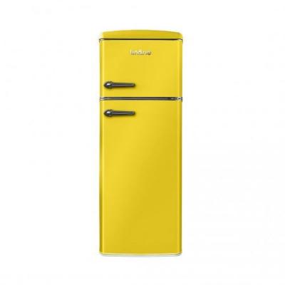  R&eacute;frig&eacute;rateur cong&eacute;lateur retro Arzy LJDD206LEMON 206 Litres Lemon 