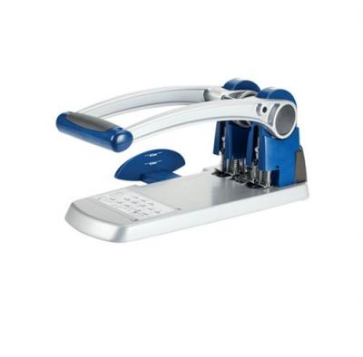 REXEL  Hd2300x Perforateur Tr&egrave;s Grande Capacit&eacute; 2 Trous, Coloris Argent/Bleu