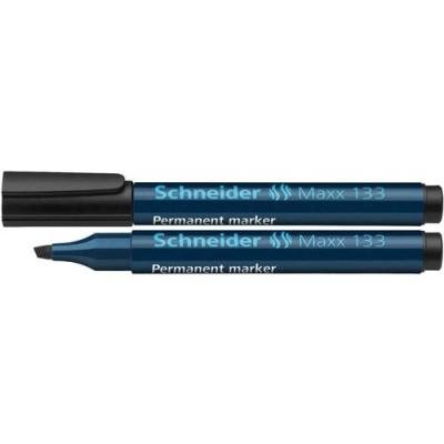 SCHNEIDER  Marqueur Permanent 133 Pointe Biseaut&eacute;e, Encre Noire