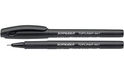SCHNEIDER Fineliner - Topliner 967 - 04mm - Noir/vert - 