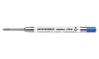 SCHNEIDER  Novus Vertriebs -  Stylo bille-Mine Slider 755, M, rouge pour stylos &agrave; bille avec syst&egrave;me ""Plug & Play"" en paquet de 10 pi&egrave;ces