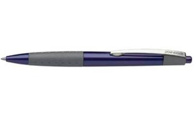 SCHNEIDER  Stylo Bille R&eacute;tractable Loox Avec Grip Caoutchouc Et Clip En M&eacute;tal. Encre Bleue