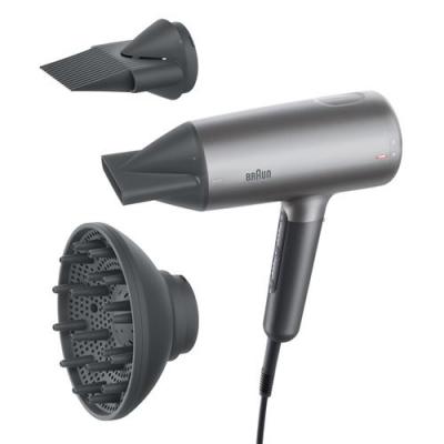 BRAUN S&egrave;che-cheveux  hd435e argent&eacute; 2200 w 