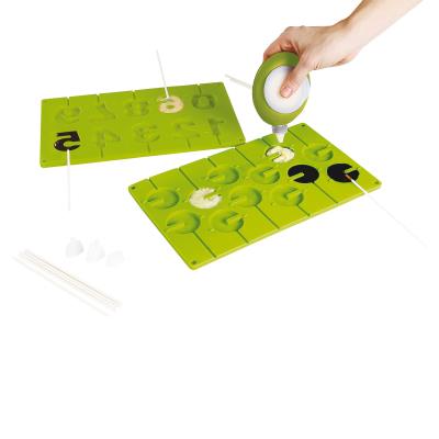 YOUDOIT Kitchen Artist MEN316 Set moules &agrave; sucettes en silicone, Vert