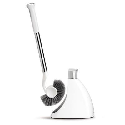 SIMPLEHUMAN Brosse WC en Acier Inoxydable et Plastique Blanc
