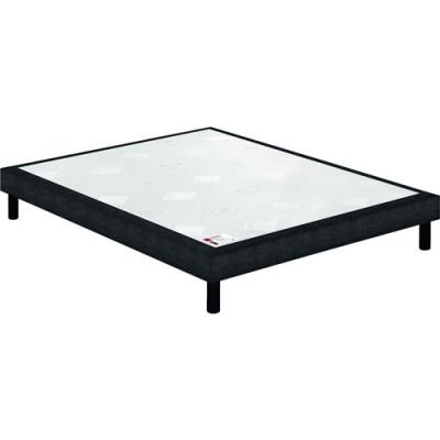 EPEDA Sommier Nature Medium 3Z , 18 cm 80 x 190 cm Gris chin&eacute;