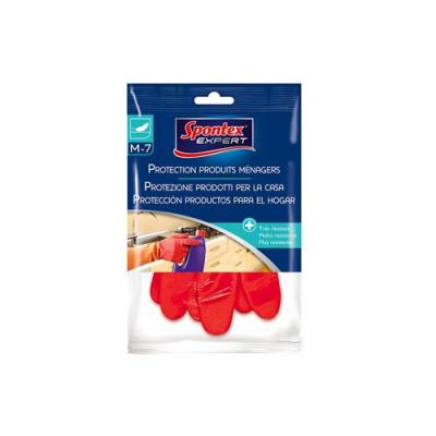 SPONTEX  EXPERT Gants Protection Produits M&acute;nagers - Taille M-7