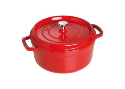 STAUB  Mini Cocotte en Fonte, Ronde, &Oslash; 10 cm, 0,25 L, Cerise