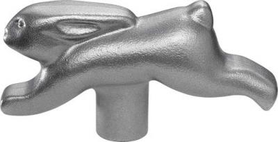STAUB  Accessoire Bouton Animal ""Lapin"", Acier Inoxydable,&nbsp; 6 x 2 x 4 cm, Gris
