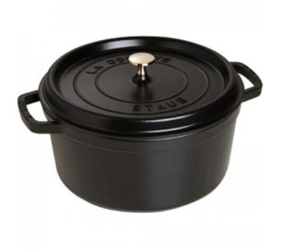 STAUB  - Cocotte ronde 14 cm noir 0.8L